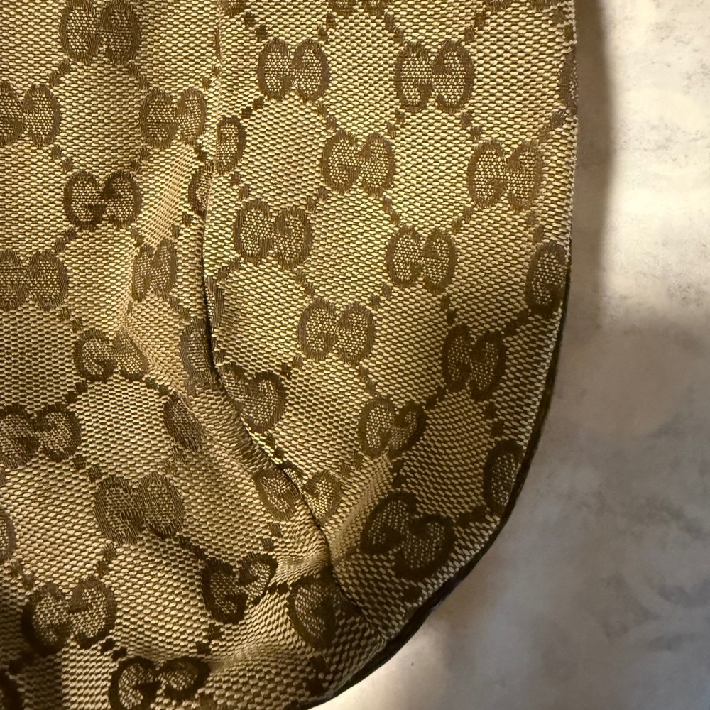 Gucci Brown Monogram Hobo Bag - Picture 11 of 13